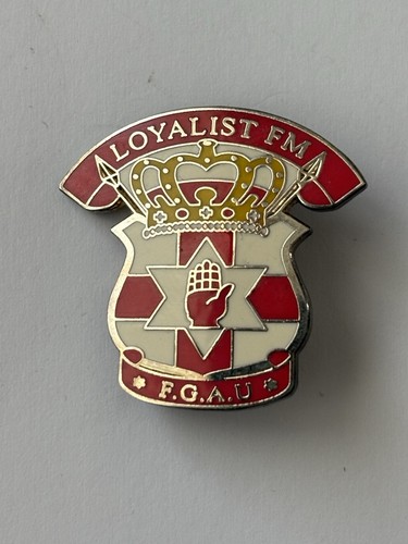Loyalist badge - f.m., badge.