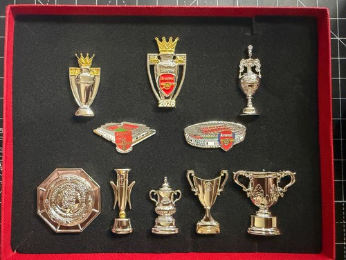 Arsenal champions trophy pin - arsenal,