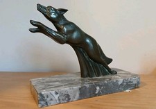 Franjou art deco leaping - art, dog
