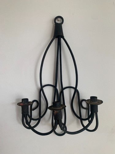 Vintage wrought iron arm - 3,