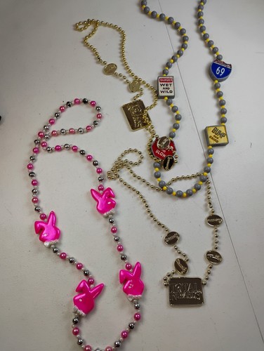 Vtg mardi gras beads - gras,