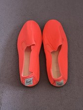 Flossy Coral Plimsoll Shoes Women's Size 4