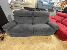 Recliner Sofa Grey/black