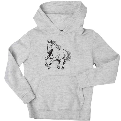 Horse kids hoodie equestrian - horse,