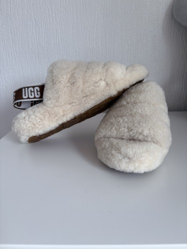 Ugg cream fluff yeah slides - fluff,