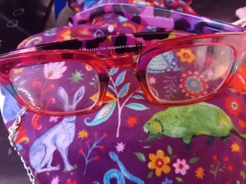 Ladies glasses k35 pink - glasses,