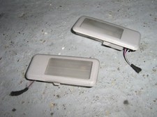 BMW E46 COMPACT SUN VISOR INTERIOR LIGHTS N/S & O/S IN WORKING ORDER 