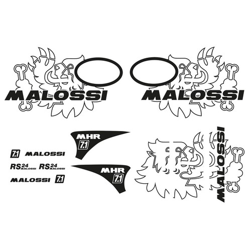 Stickers kit malossi - stickers,