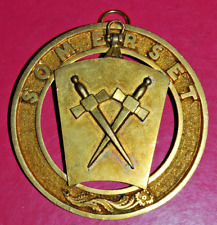 Somerset Mark Master Masons Provincial Grand Sword Bearer (?) collar jewel MMM