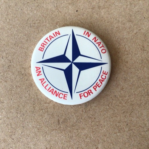 Nato pin badge britain in - -,