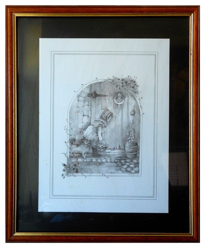Glenda rae framed pencil - glenda,