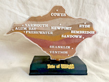 Vintage ISLE OF WIGHT Cowes + COLOURED SAND SOUVENIR