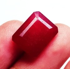 Natural red beryl - red, (bixbite)