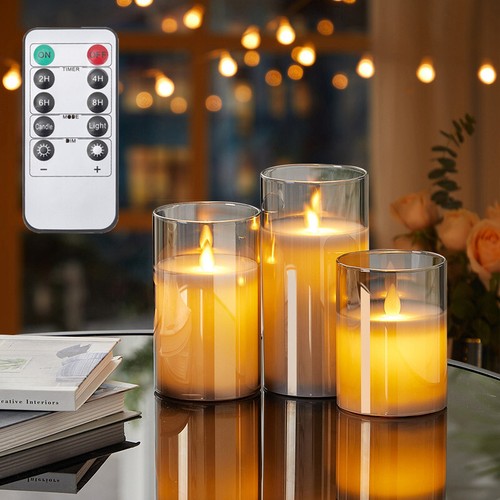 Set flameless led candles - set,