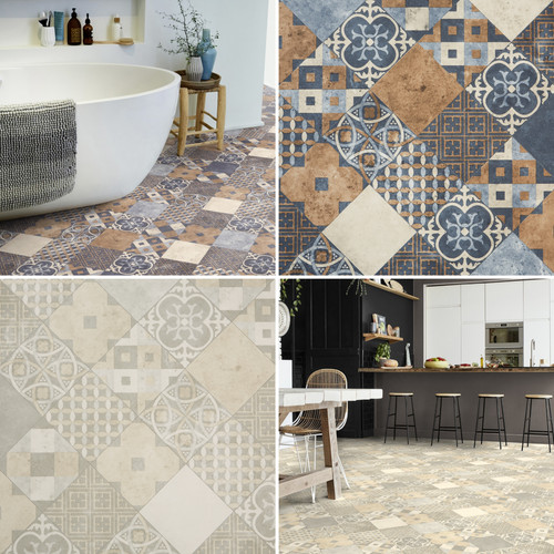 Vinyl flooring sheet cushioned - sheet,