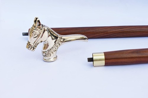 Brass horse head - horse, designer