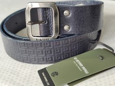 A beautifully made G Star Raw leather belts for men.