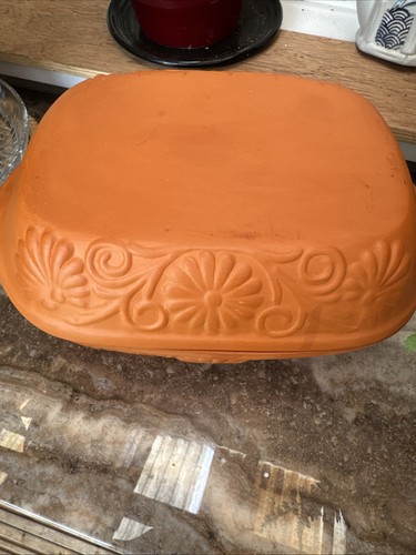 Stoneware clay baker 4l - clay,