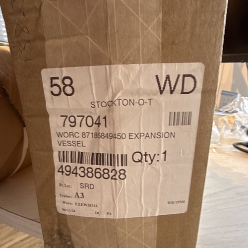 Worcester expansion vessel - expansion,