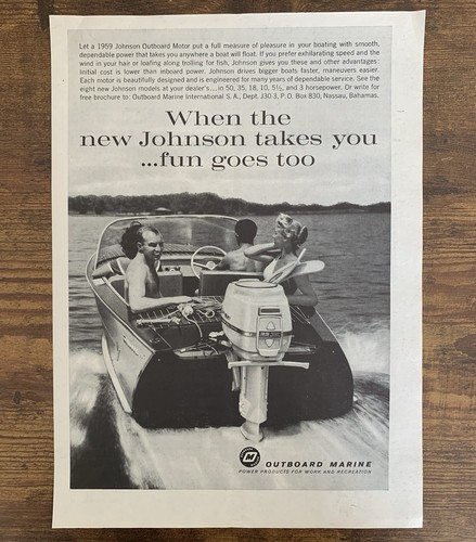 1959 outboard marine - outboard, johnson