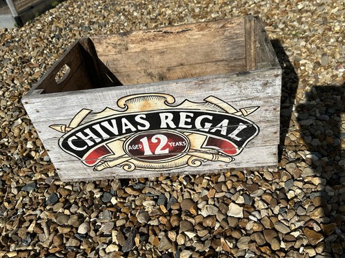Vintage chivas regal wooden - chivas,