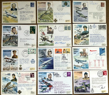 12 RAF Covers - ALL SIGNED &