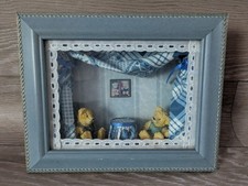 Vintage Shadow Box Bear