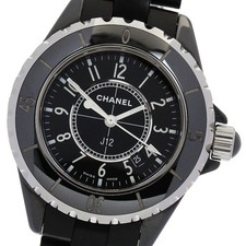 CHANEL J12 H0681 Black ceramic
