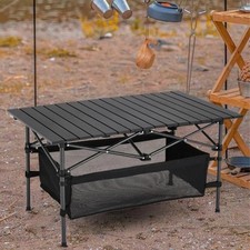 Foldable aluminum camp table - foldable,