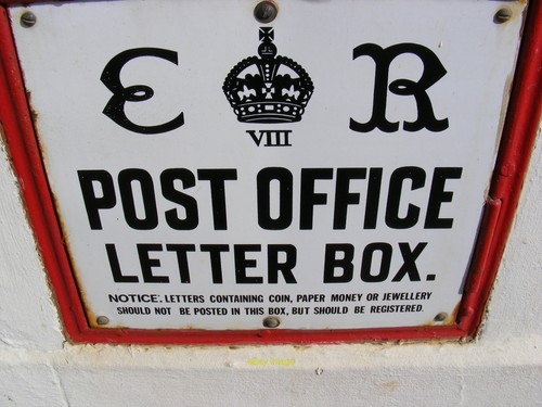 Photo 6x4 sign - sign, post