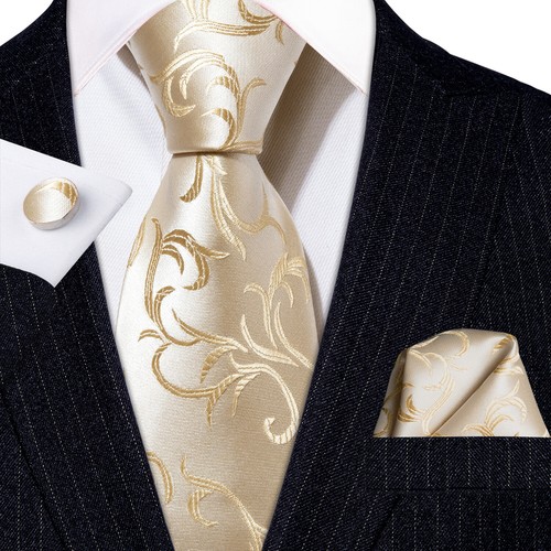 Mens necktie black - black, gold