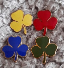 1980's enamel Girl Guide birthday badges. full set