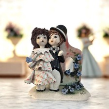 Zampiva Dolls 330504LE Love Couple Porcelain Figurine Ornament 12cm RARE