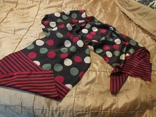 Laura Ashley long silk scarf -