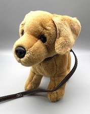Keel Toys Labrador Puppy On Leash Plush Soft Toy Approx 23 cm Tall VGC