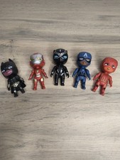 Mabel Superhero Small Figures Bundle Job Lot X5 Toys Cake Toppers Kids Children