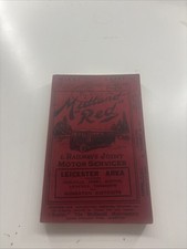 midland red bus timetable Leicester area july 1932