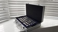 Coin Collection 240+ Discontinued + Rare Coins Aluminium Briefcase 