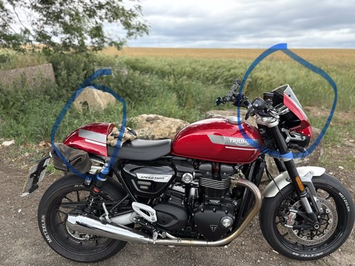 Triumph speed twin - twin, screen