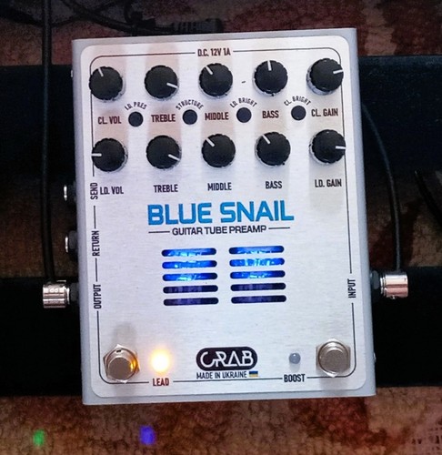 Crab effects blue - blue, valve
