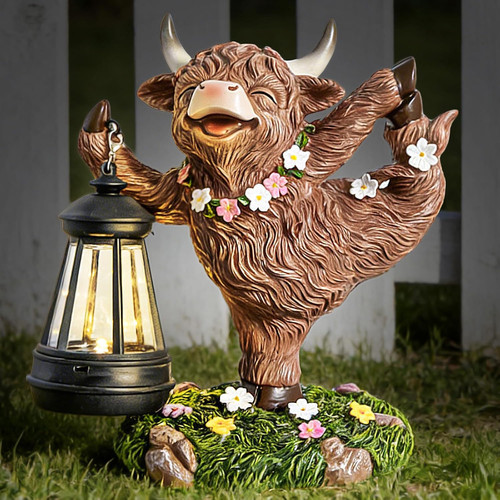 Solar highland cow - solar,