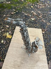 Saxophone Metal Wire Sculpture
