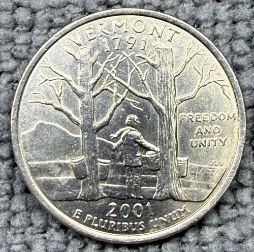 2001 quarter vermont - d,