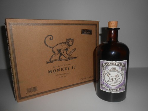 Monkey gin empty bottles - monkey,