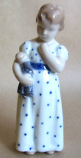 ROYAL COPENHAGEN 3539  GIRL WITH DOLL STANDING FIGURE (Ref8911)