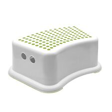 TODDLER FOOT STEP STOOL NON SLIP TOILET POTTY TRAINING CHILD KIDS WHITE GREEN