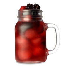 Frosted Mason Drinking Jar