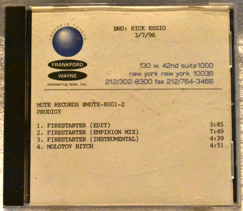 Prodigy firestarter mixes - prodigy,