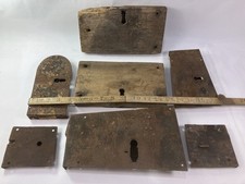 Antique Oak Door Lock Covers Various Sizes Front Door Church Door Barn Locks