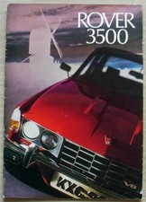 ROVER 3500 Car Sales Brochure